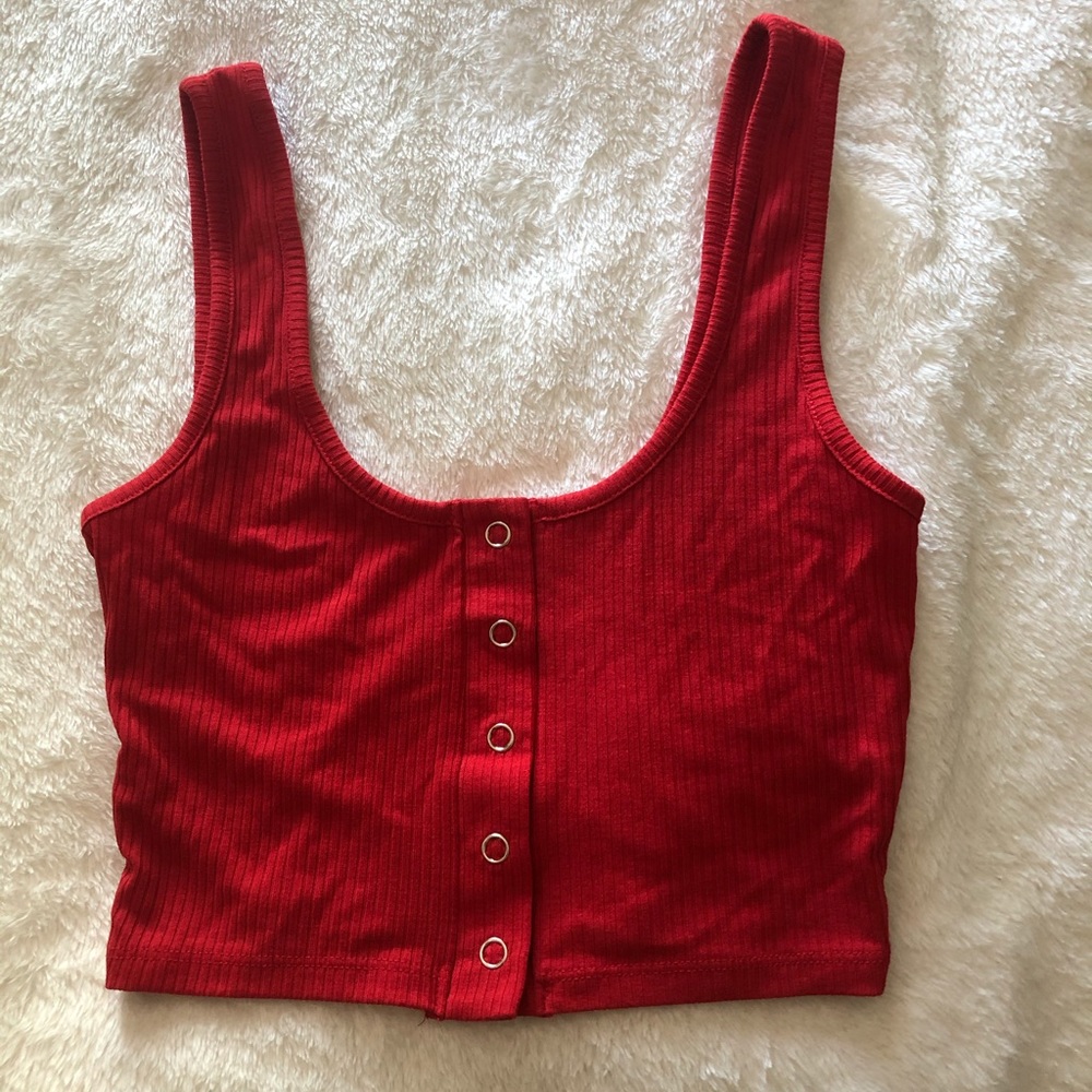 Pacsun Ribbed crop tank